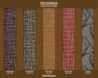 Образцы отделочной ленты бамбуковых штор